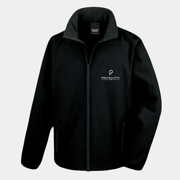 R231M = Men's Printable Softshell Jacket Recycled Inner Fleece Thumbnail